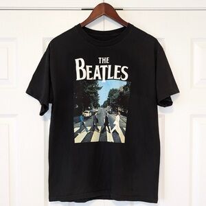100% Cotton The Beatles Abbey Road Album Cover Size Large Men’s T-Shirt